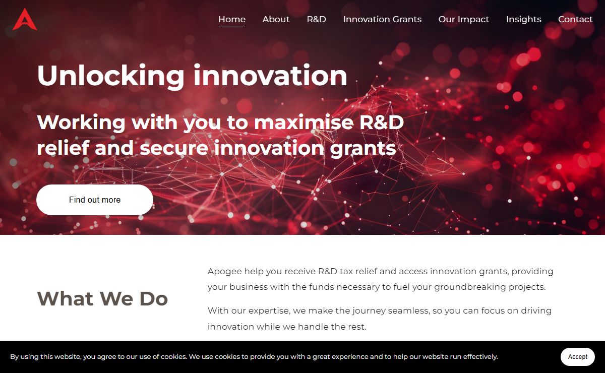 Apogee Associates Limited - R&D Tax Relief