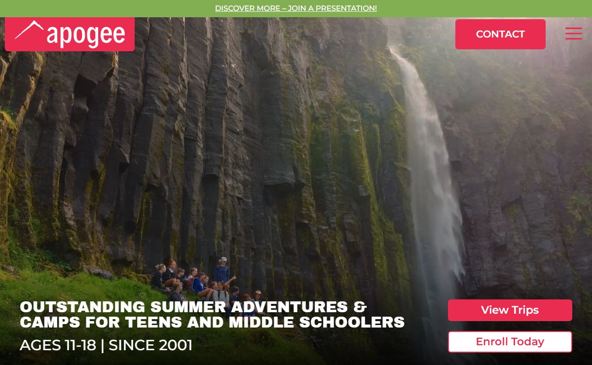 Apogee Adventures - Teen Summer Adventure Camps