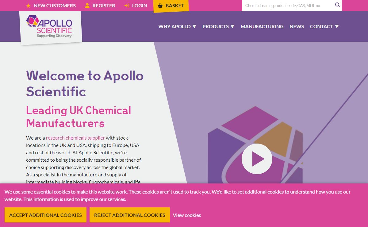 Chemical Manufacturers UK | Apollo Scientific