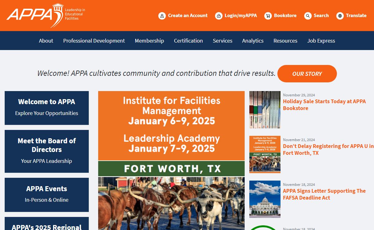 APPA | Leadership in Educational Facilities