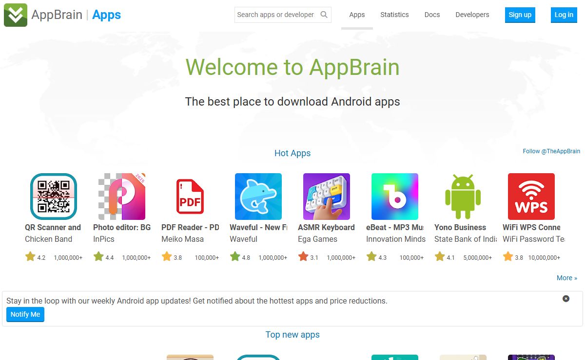 Top Android Apps and Games on Google Play | AppBrain.com