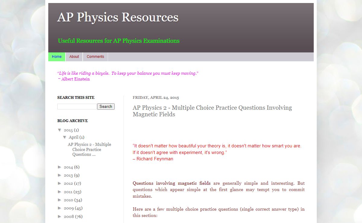 AP Physics Resources