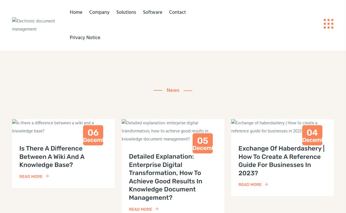 Electronic document management, GED software, and document archiving