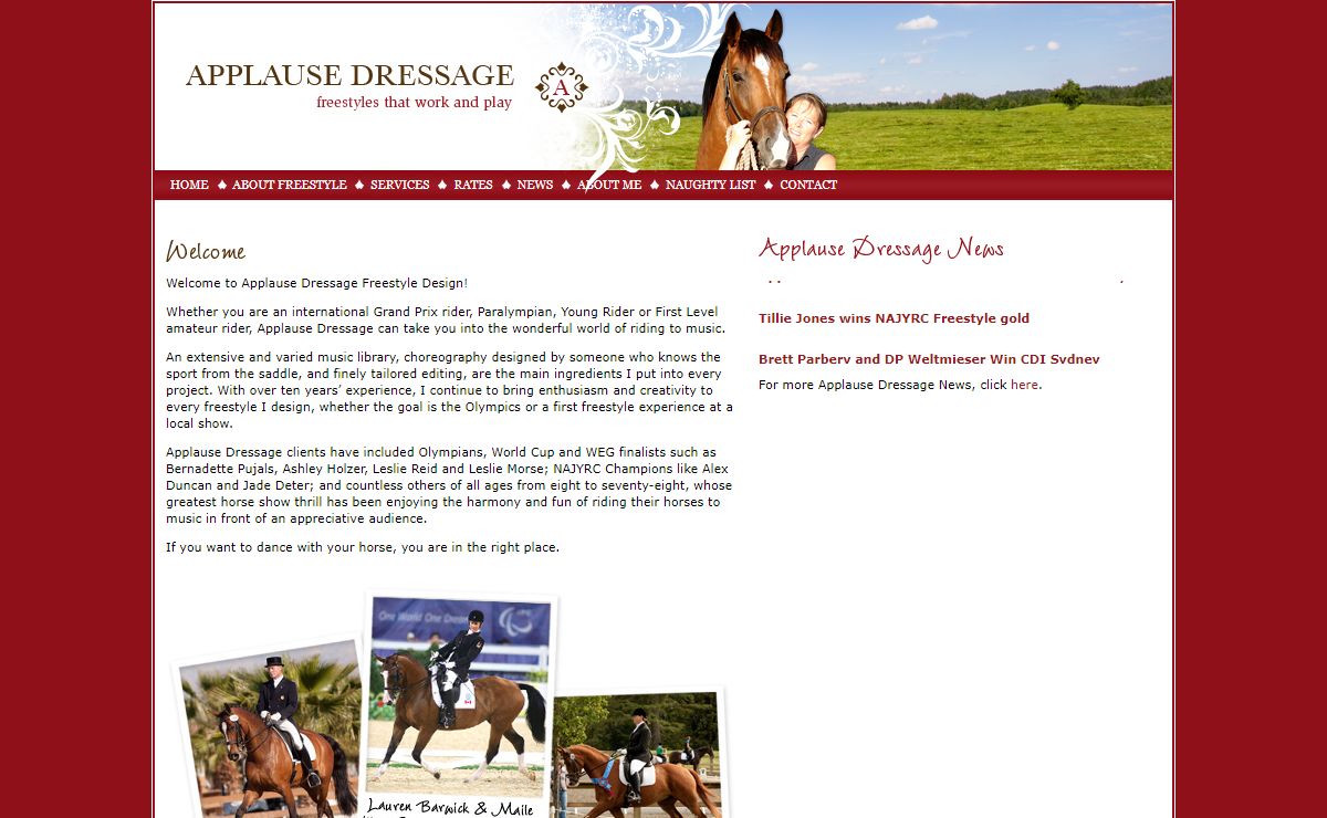 Dressage Freestyle Design - Vancouver, BC