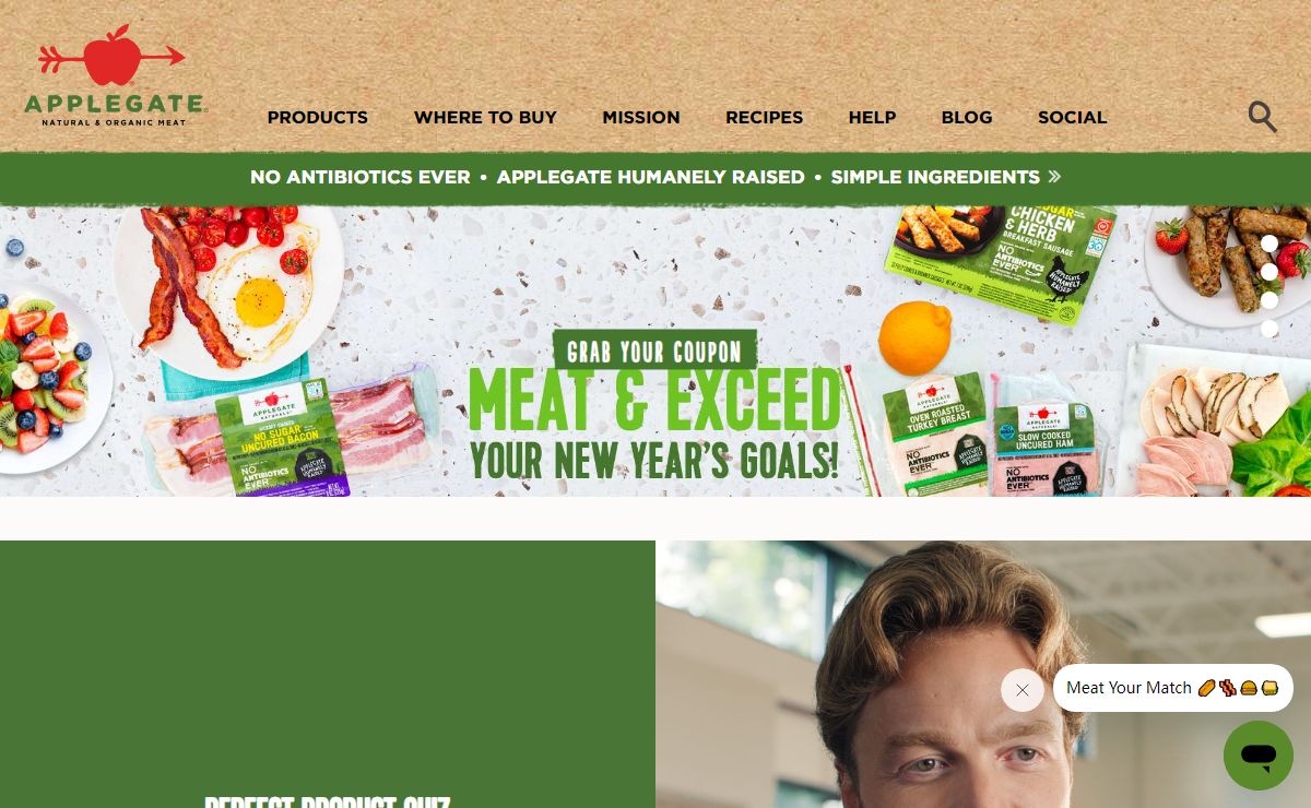 Natural and Organic Meat - Applegate