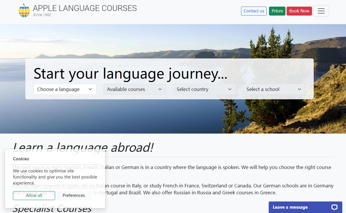 Apple Language Courses | Learn a language abroad