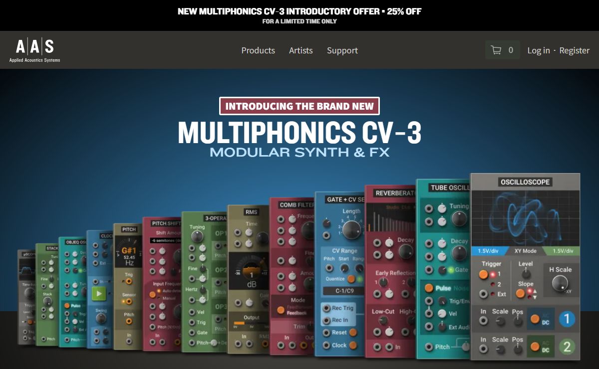 AAS—Instruments, synthesizer, and effect plug-ins based on physical modeling VST AU AAX