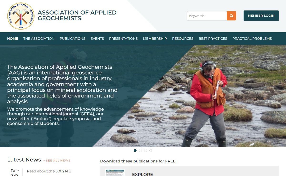 Home | Association of Applied Geochemists