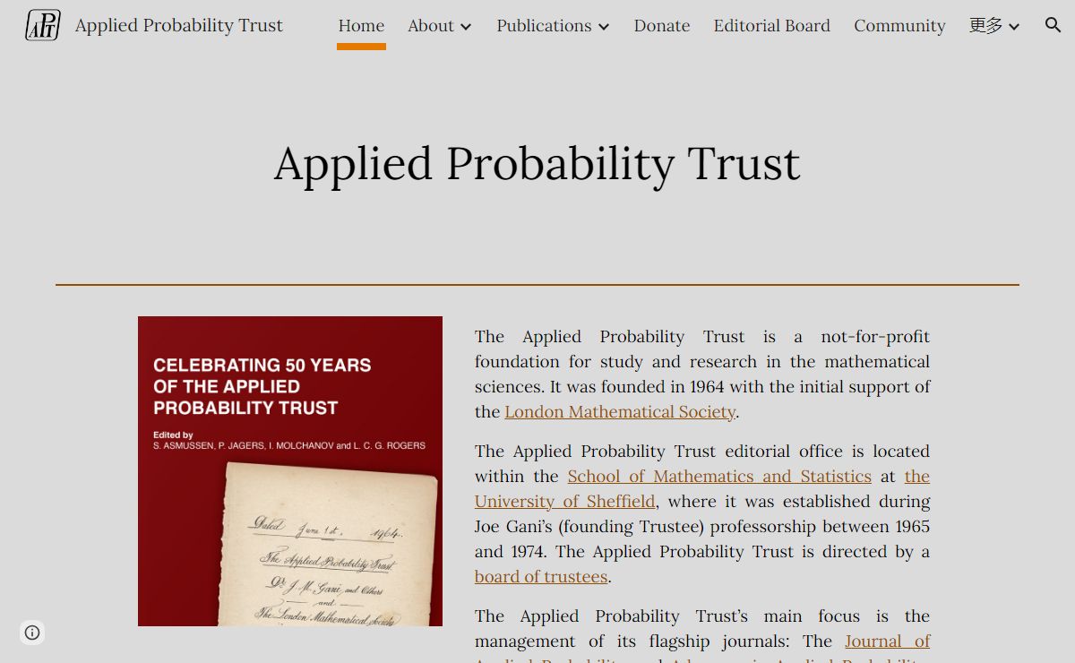 Applied Probability Trust