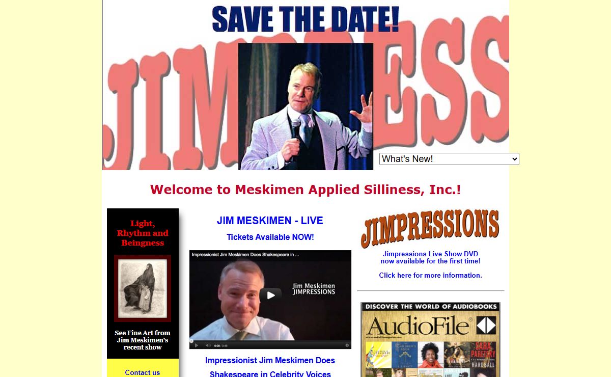 Meskimen Applied Silliness: Actors, Artists, Celebrity Voices