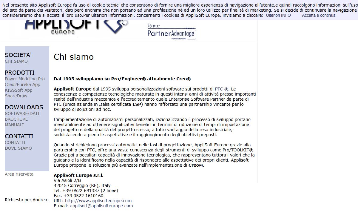 APPLISOFT EUROPE srl