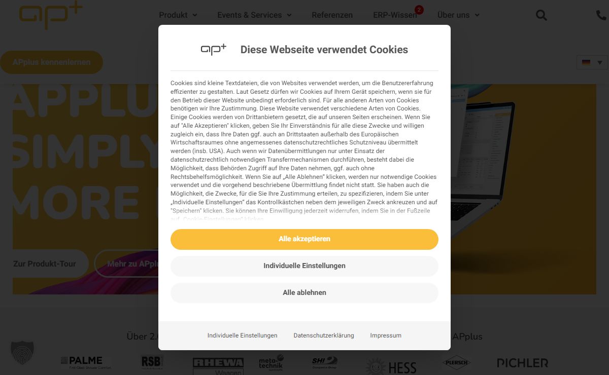 ERP-Software für den Mittelstand | APplus