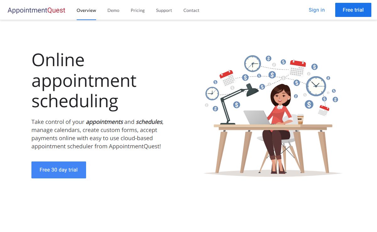 AppointmentQuest Online Appointment Scheduling Software