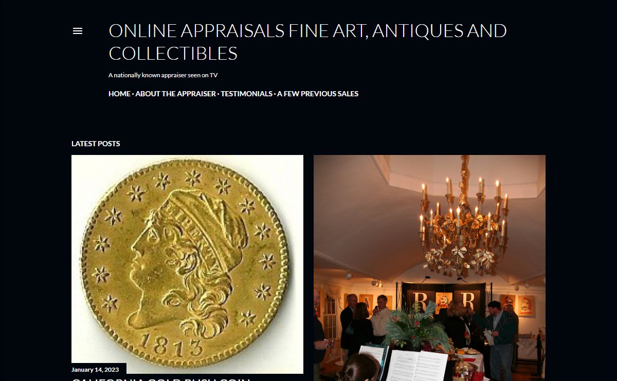 Online Appraisals Fine Art, antiques and collectibles