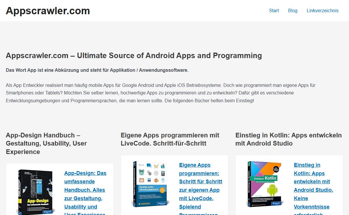 Startseite - Appscrawler.com