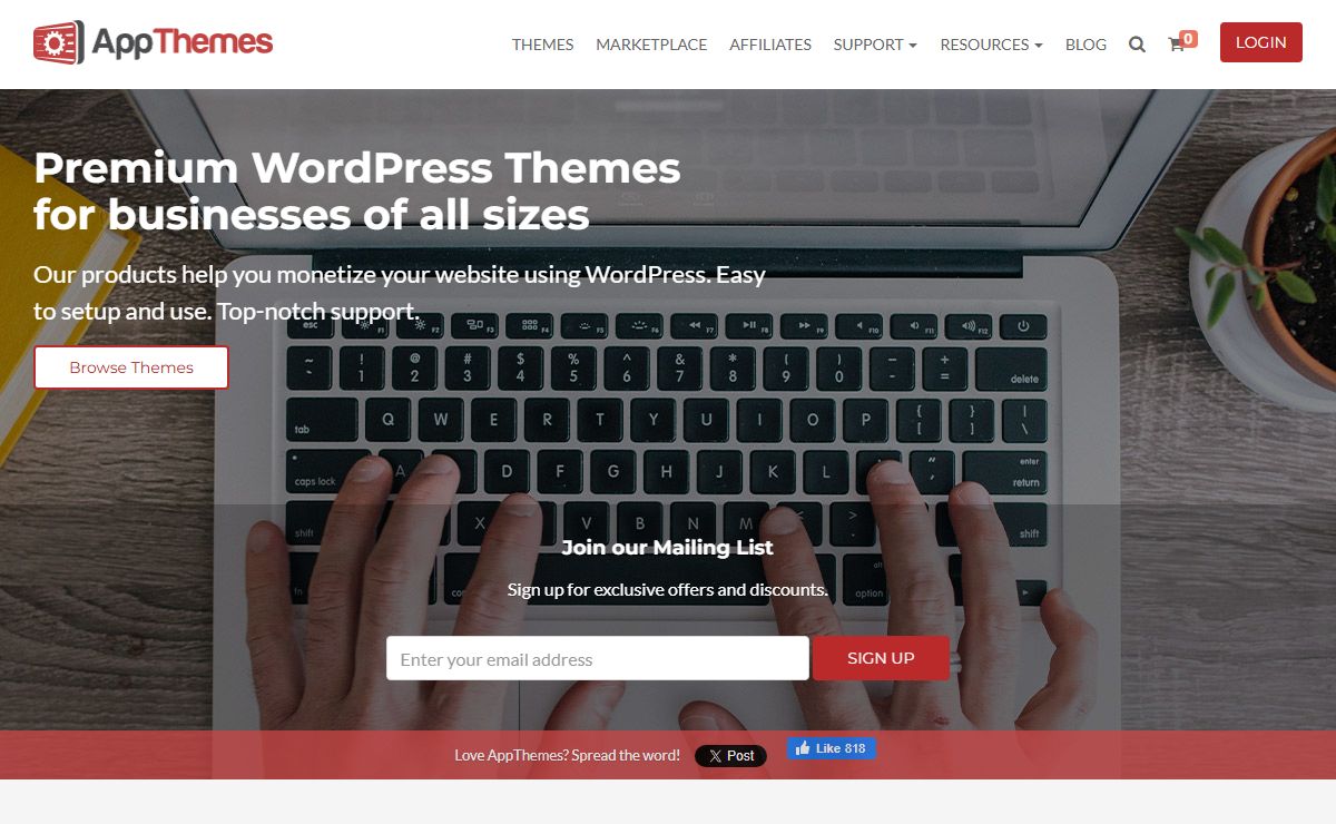 Premium WordPress Themes | AppThemes