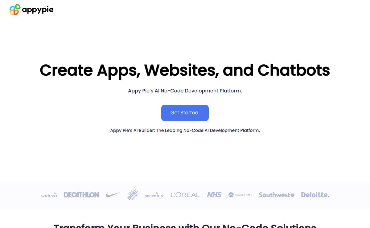 Best AI No-Code Development Platform for Apps, Websites, Chatbots