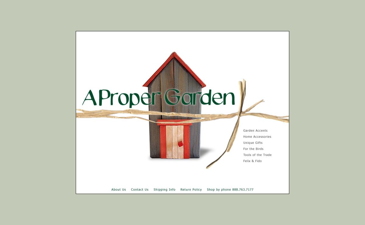 Welcome to A Proper Garden