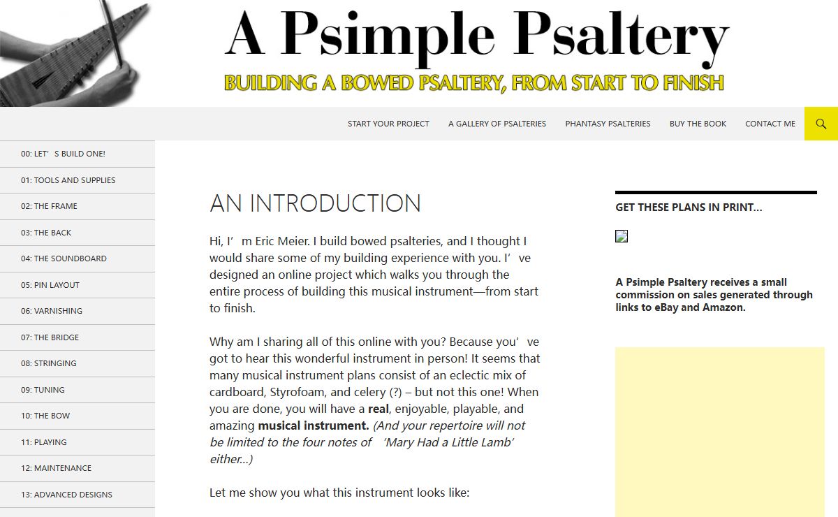 A Psimple Psaltery | Building a Bowed Psaltery, From Start to Finish