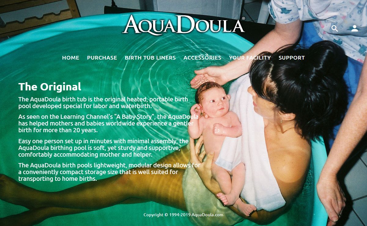 AquaDoula Birth Tub | Portable Birth Pool | Heated Birthing Tubs | WaterBirth Birthing Pools by AquaDoula.com