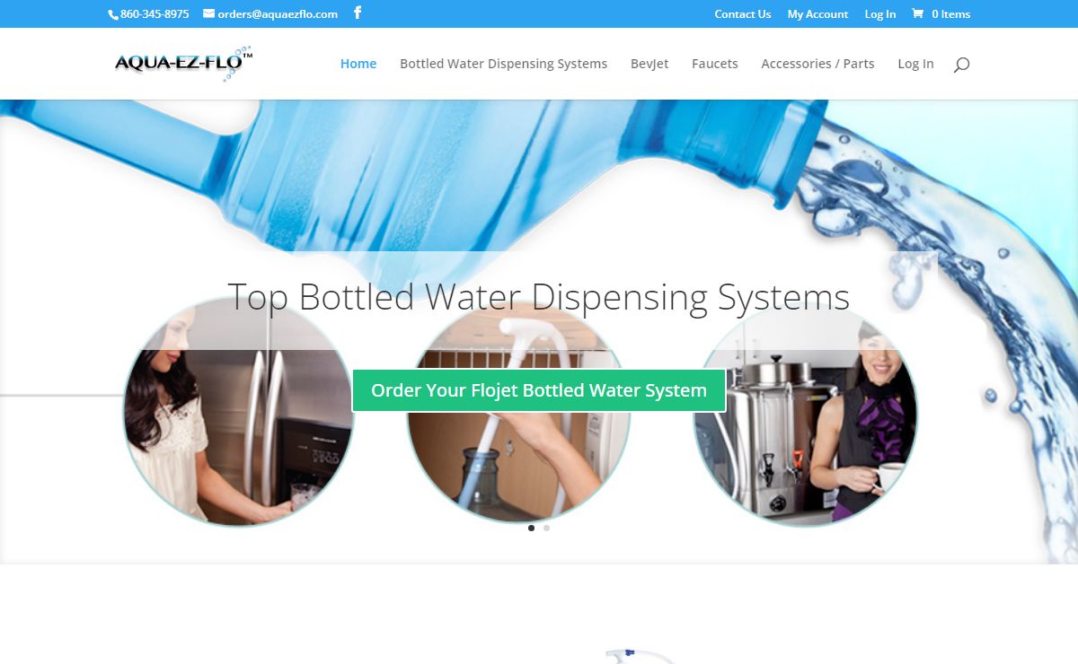 Flojet bottled water dispensing systems and parts