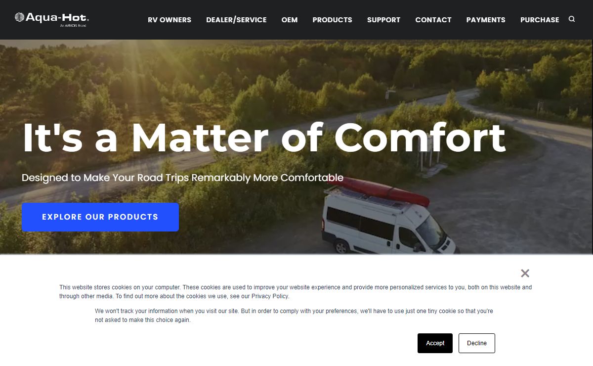 Aqua-Hot Heating Systems for RV, UTV, RTV