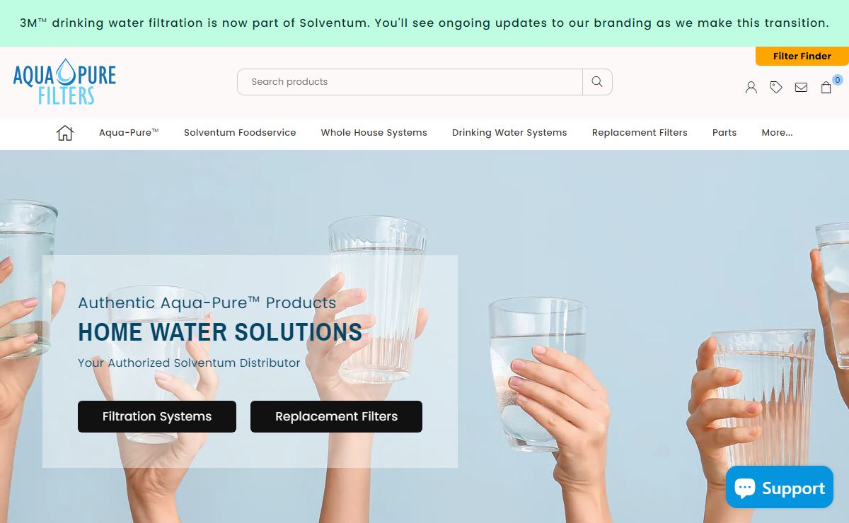 Aqua-Pure™ Water Filters & Water Systems | A Solventum Distributor– AquaPureFilters.com