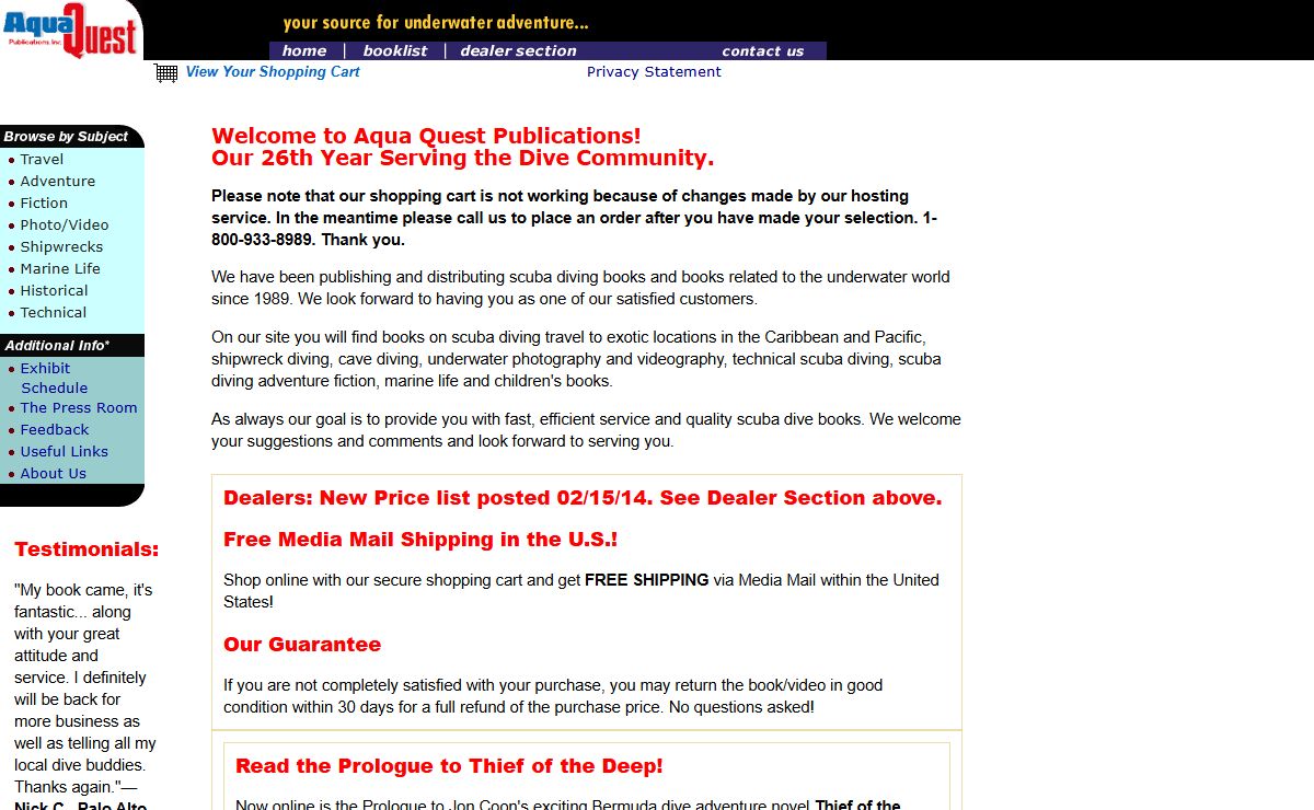Scuba Diving Books Aqua Quest Publications