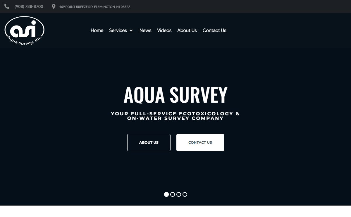 Aqua Survey Inc – Full service ecotoxicology company providing laboratory testing, field sampling, geophysical surveying and consulting services.