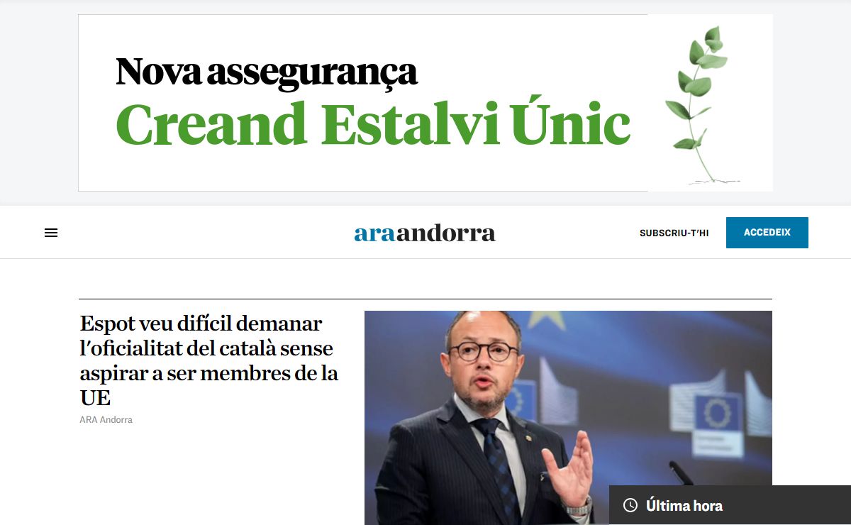 Ara Andorra - El diari digital líder a Andorra