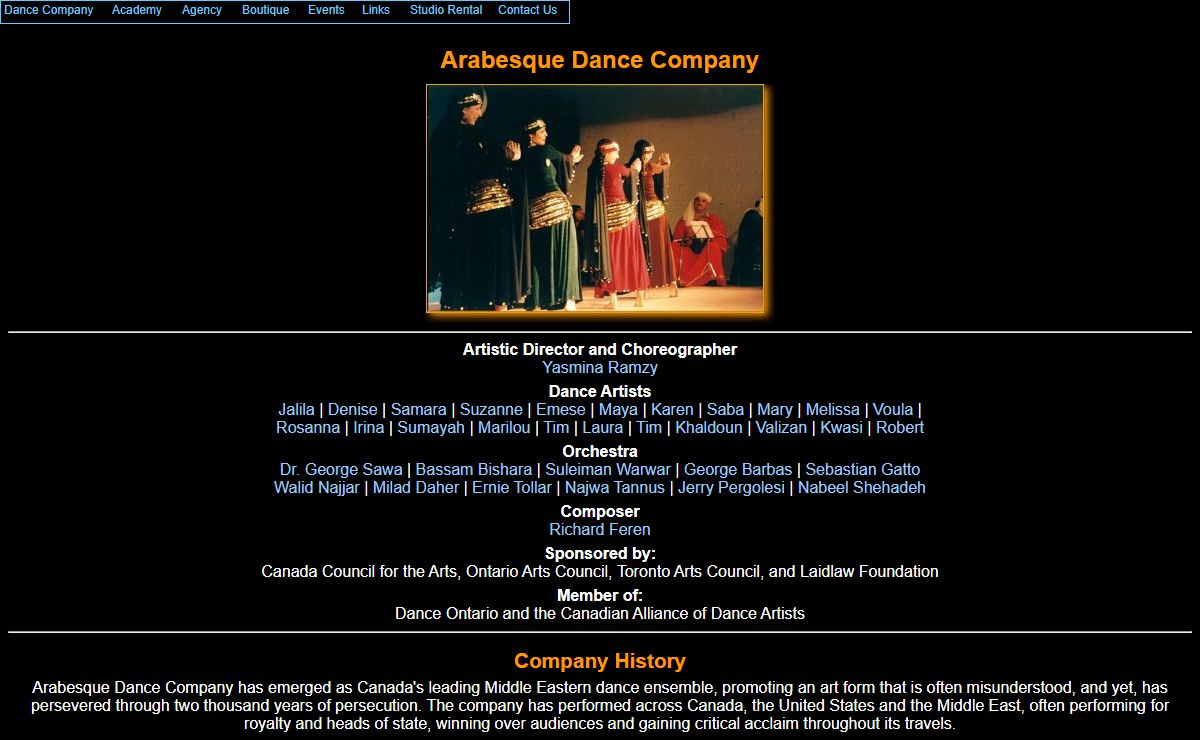 Arabesque Dance Company