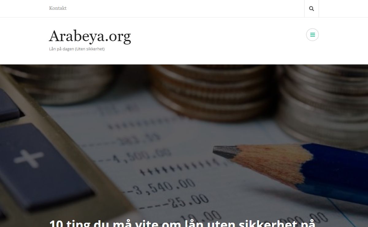 Forbrukslån På Dagen | Arabeya.org