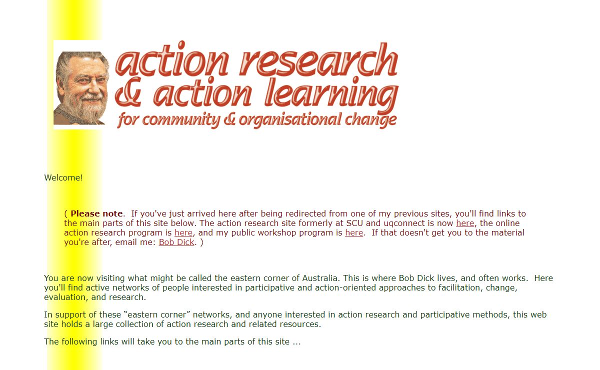 Action research and action learning for community and organisational change