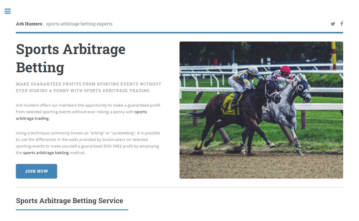 Sports Arbitrage Betting & Trading - Arb Hunters
