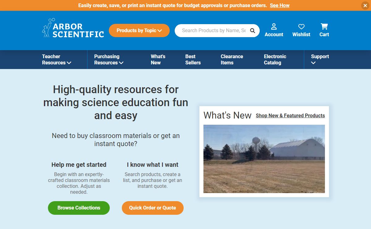 Physics and Chemistry Science Lab Equipment – Arbor Scientific