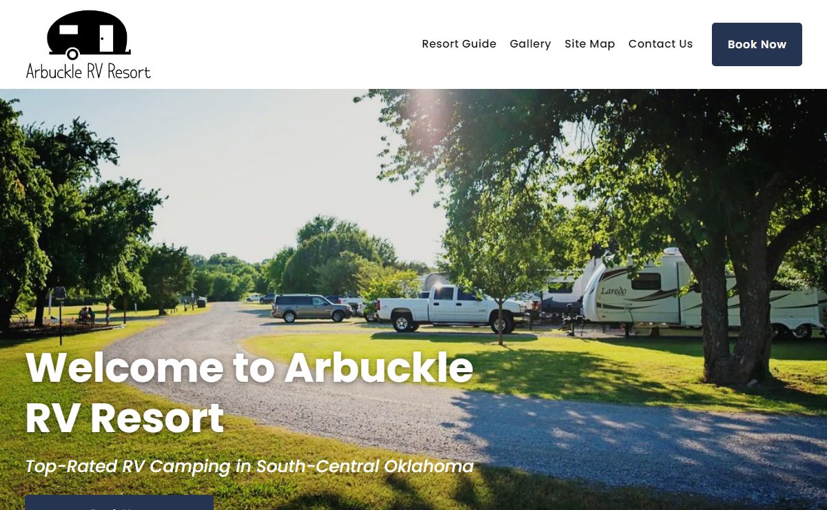 Arbuckle RV Resort – Sulphur’s Top RV Park with Pool, Wi-Fi, and Fishing