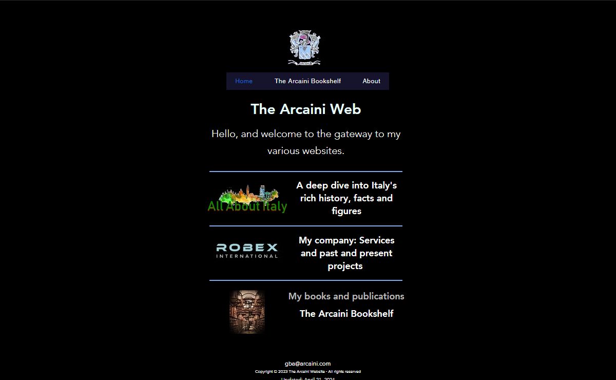 Home | Arcaini Web