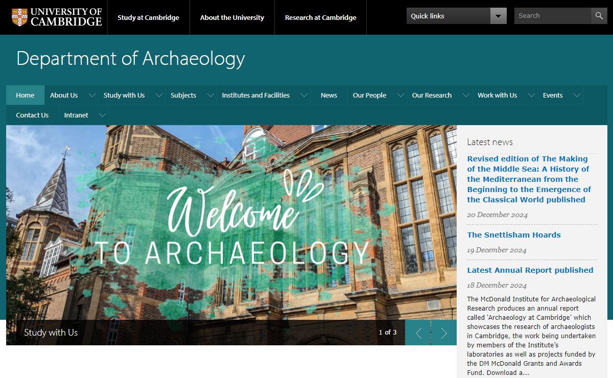 Department of Archaeology |