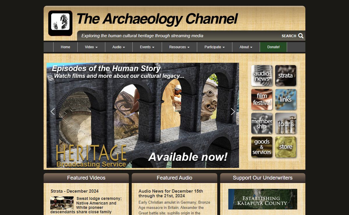 The Archaeology Channel