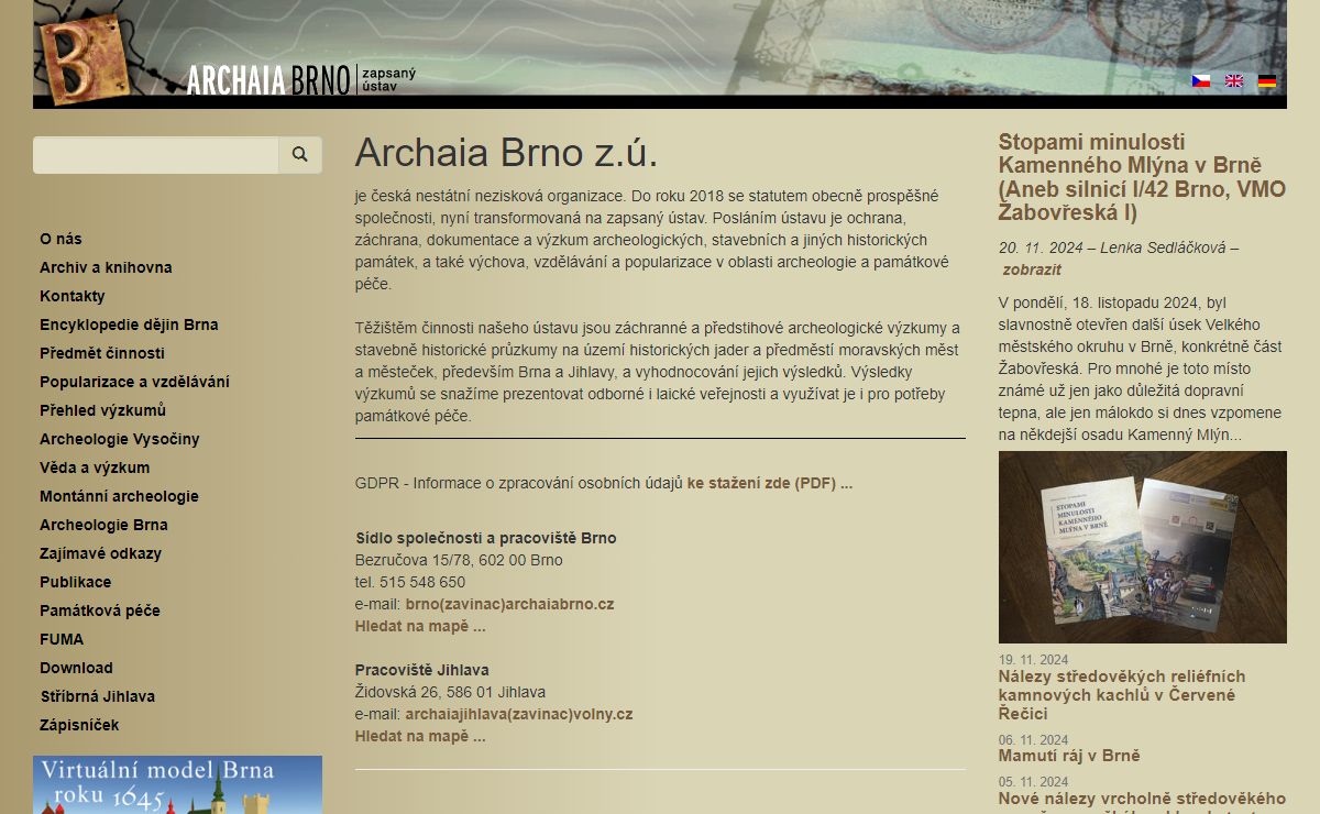 Archaia Brno o.p.s.