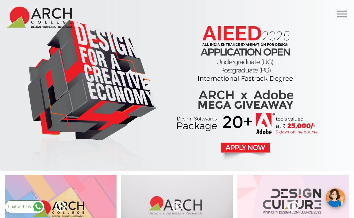 ARCH - Best College for Design, Business and Research in Jaipur, Rajasthan, India