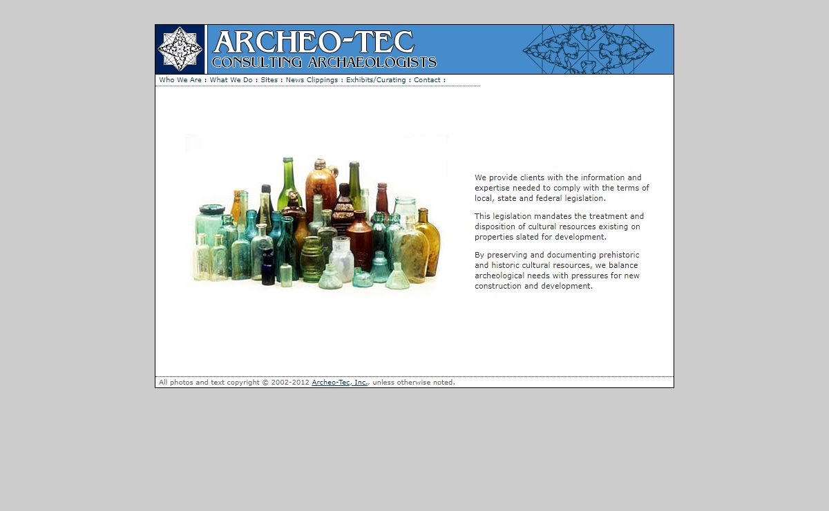 Archeo-Tec: Consulting Archaeologists