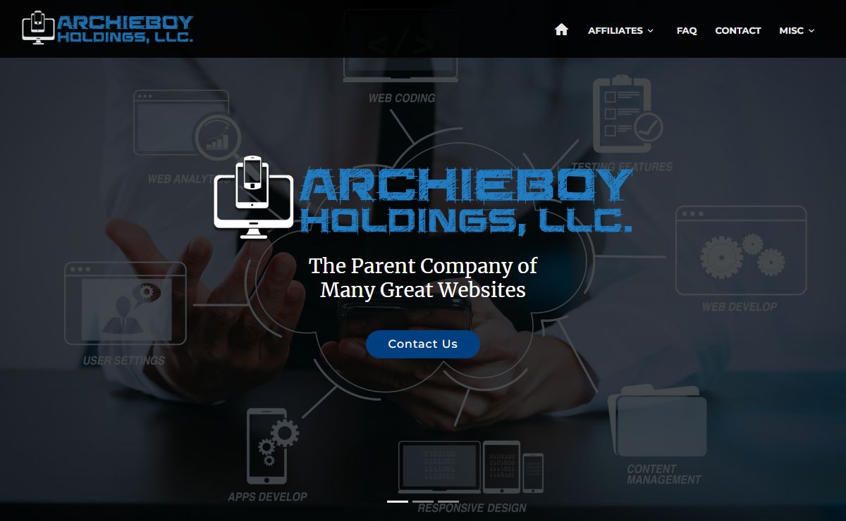 Archieboy Holdings - Webpages