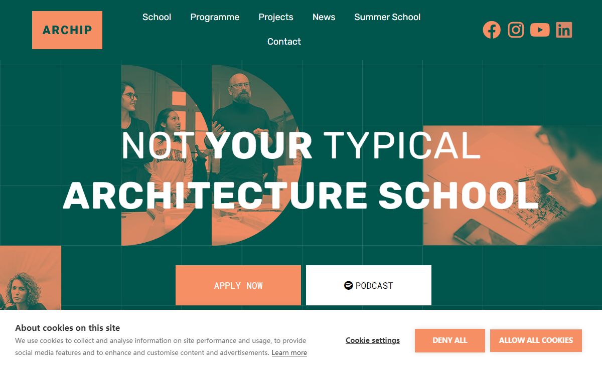 ARCHIP | Study Architecture in Europe (Architectural Institute in Prague)