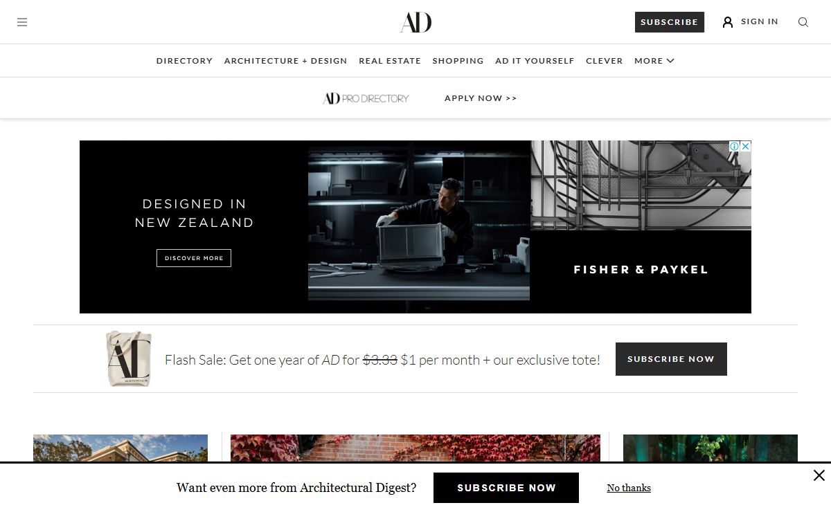 Architectural Digest Homepage | Architectural Digest