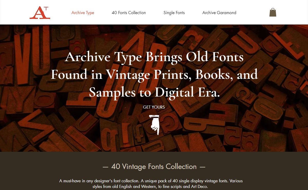 Archive Type | Vintage Fonts