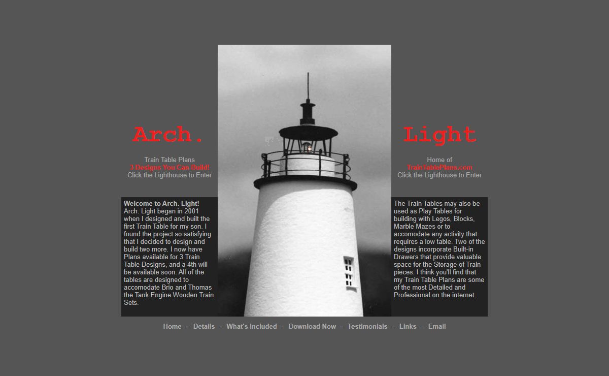 Train Table Plans by Arch. Light - Entrance