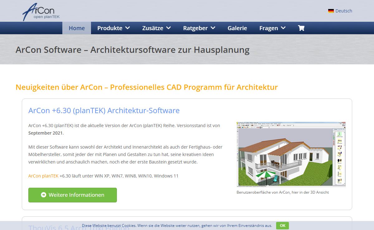 ArCon Software – Architektursoftware zur Hausplanung