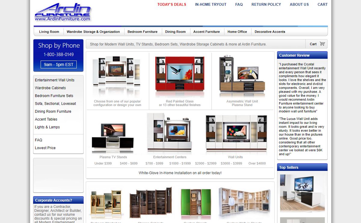 Entertainment Wall Units, Bedrooms & Wardrobe Cabinet Furniture