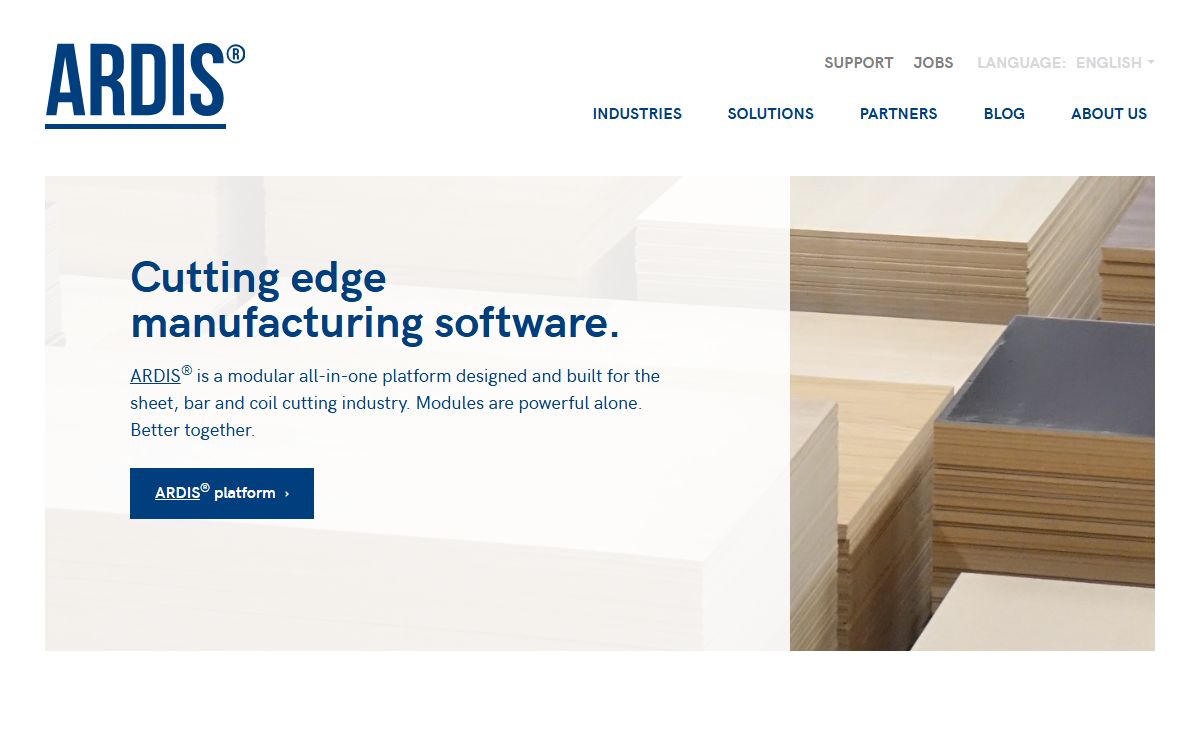 Home - ARDIS | Cutting edge manufacturing software.